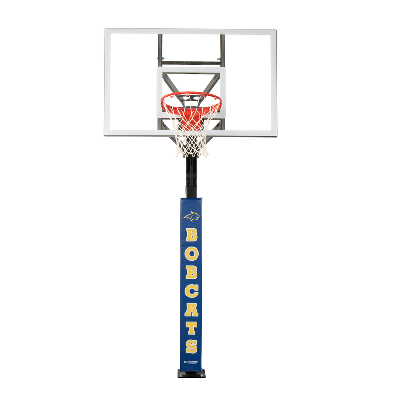 Goalsetter Basketball - Collegiate Basketball Pole Pad - Montana State Bobcats (Blue)