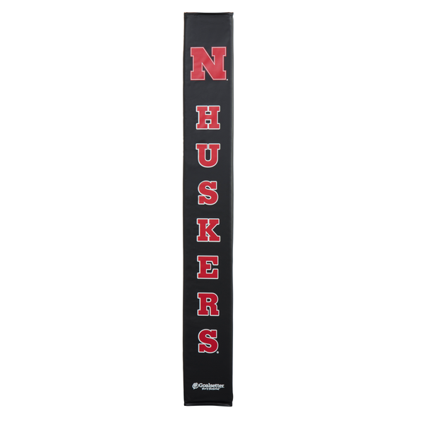 Goalsetter Basketball - Collegiate Basketball Pole Pad - NE Cornhuskers (Black)