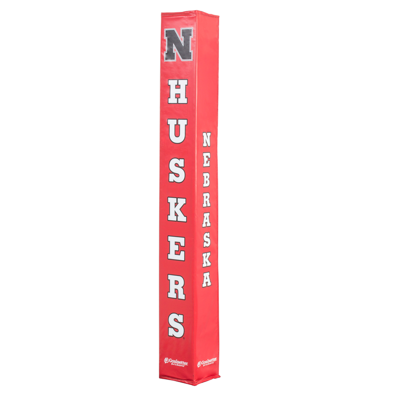 Goalsetter Basketball - Collegiate Basketball Pole Pad - Nebraska basketball (Red)