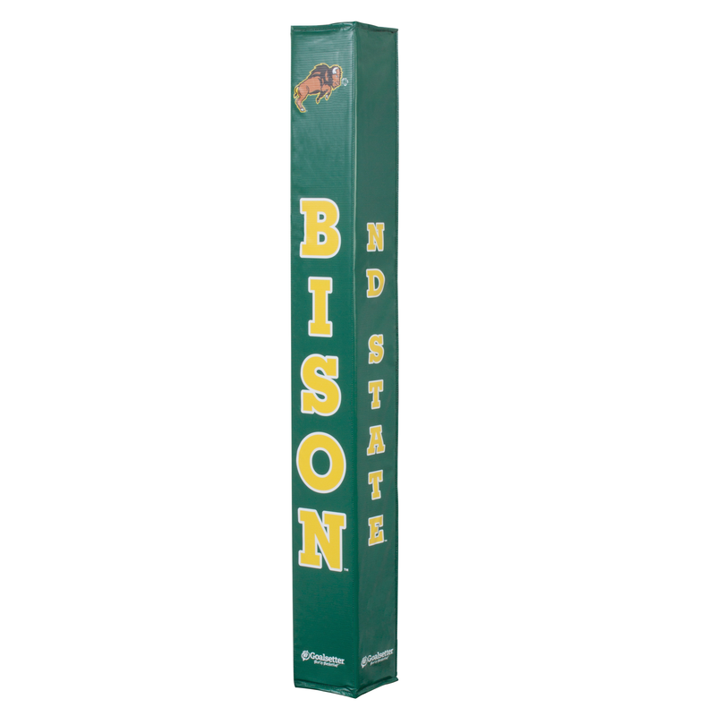 Goalsetter Basketball - Collegiate Basketball Pole Pad - North Dakota State Bison Basketball (Green)