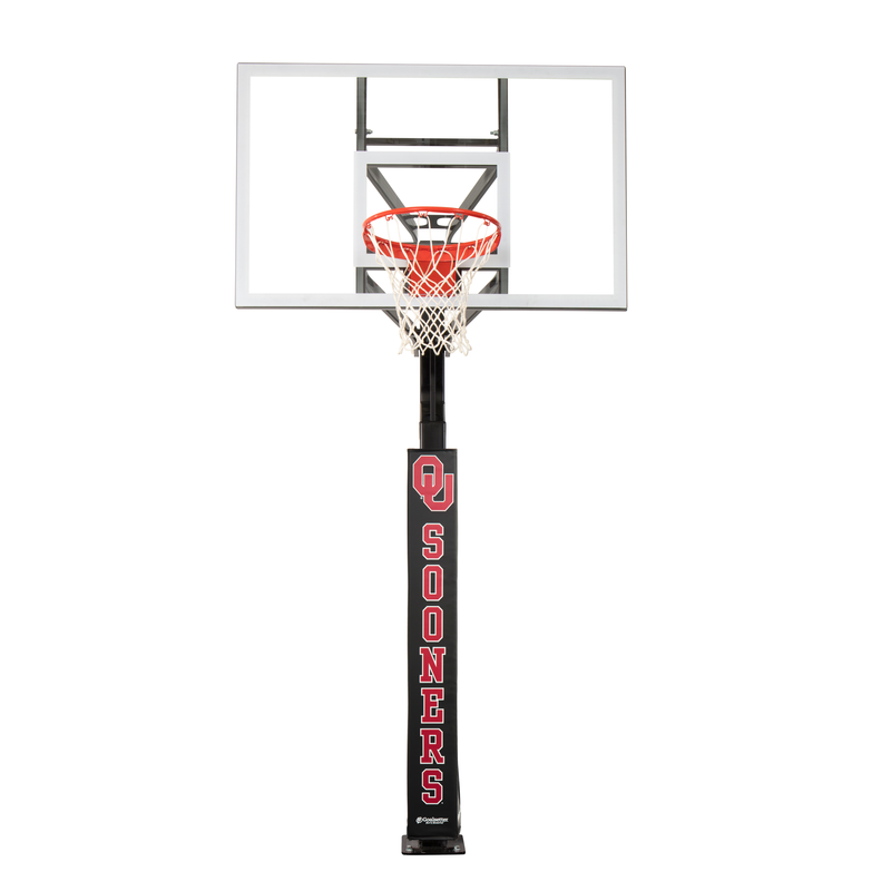 Goalsetter Collegiate basketball Pole Pad - Oklahoma Sooners (Black)