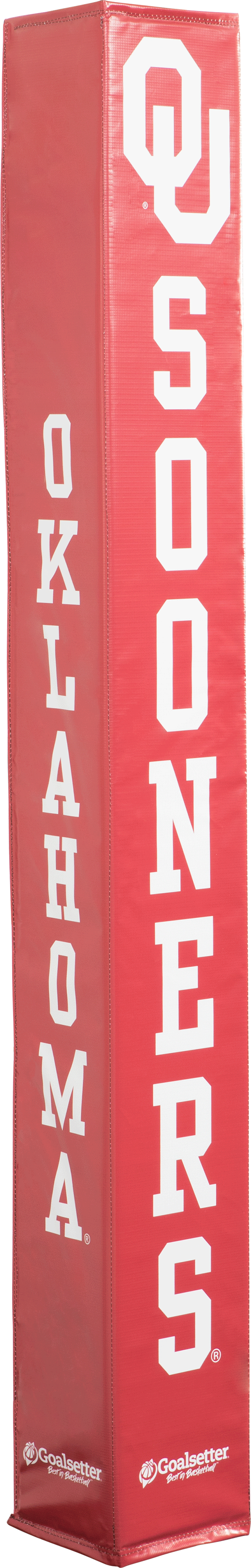 Goalsetter Collegiate Basketball Pole Pad - Oklahoma Sooners Basketball(Crimson)