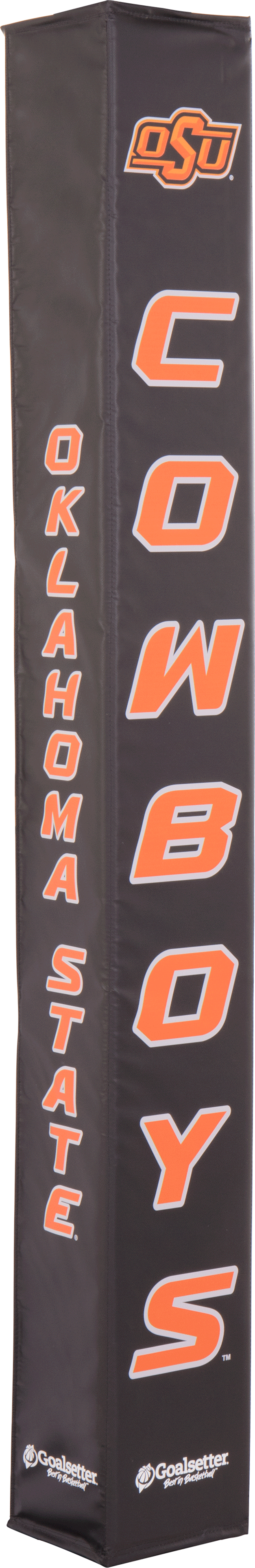 Goalsetter Collegiate Basketball Pole Pad - Oklahoma State Cowboys Basketball (Black)