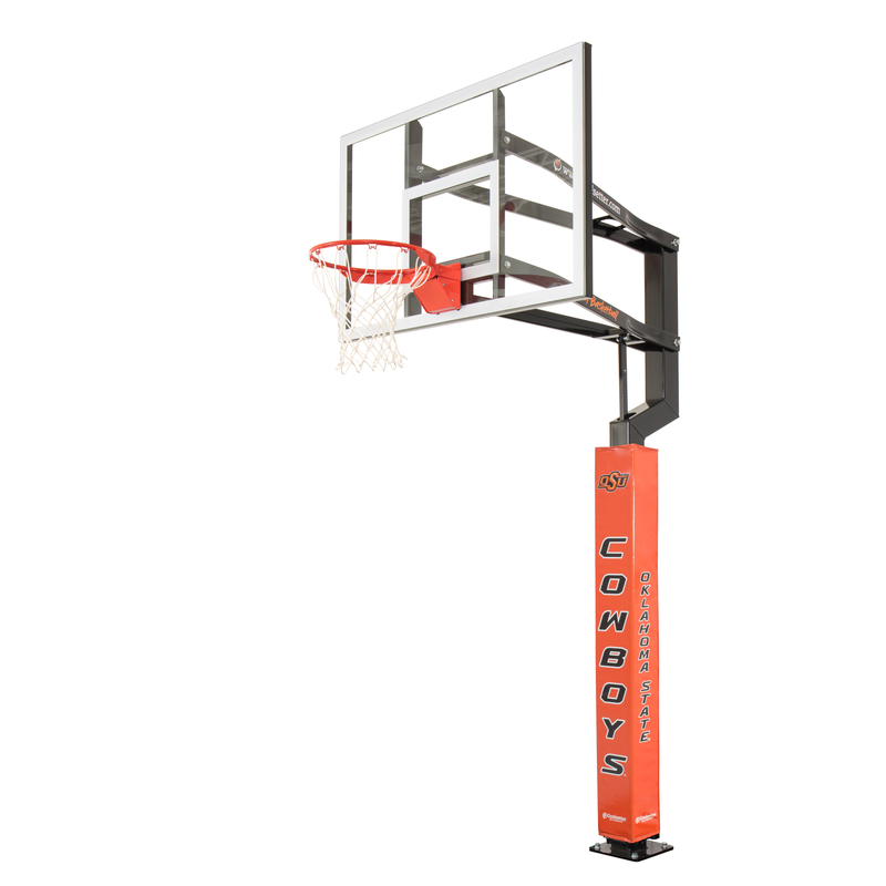 Goalsetter Collegiate Basketball Pole Pad - Oklahoma State Cowboys (Orange)