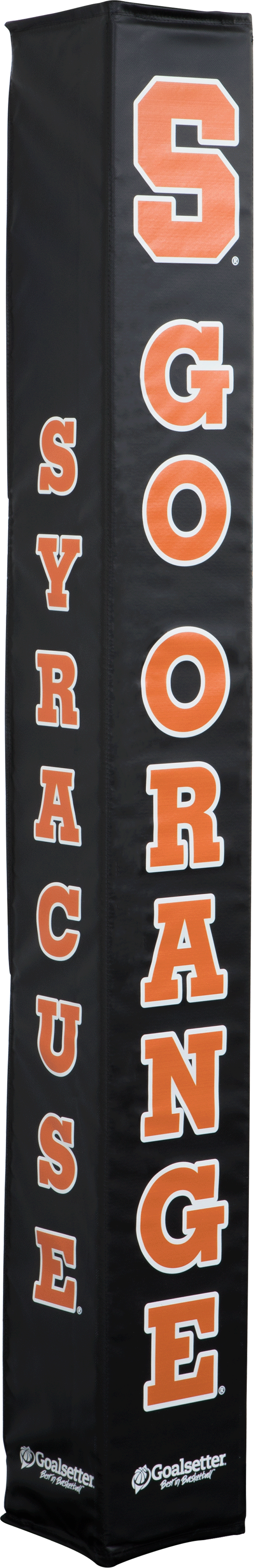 Goalsetter Basketball - Collegiate Basketball Pole Pad - Syracuse Orangemen Basketball (Black)