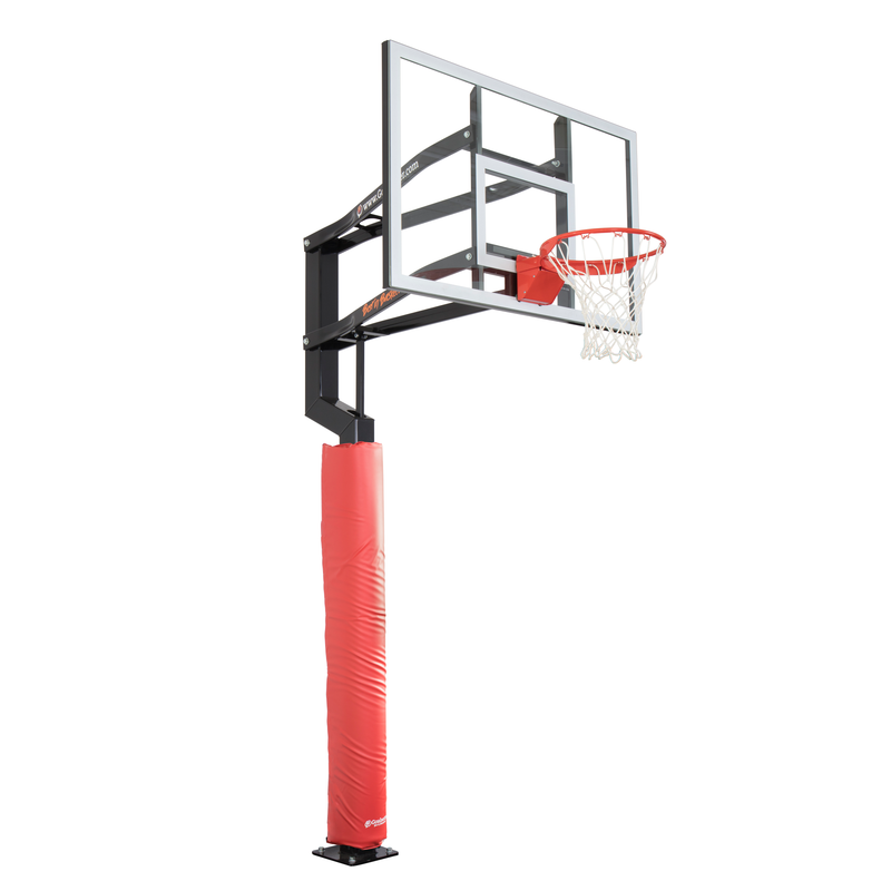 Goalsetter Basketball Wrap-Around Pole Padding (4" Poles) - Red_11
