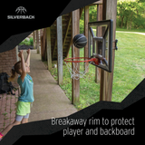 Silverback Kids Basketball Hoop - breakaway rim to protect player and backboard