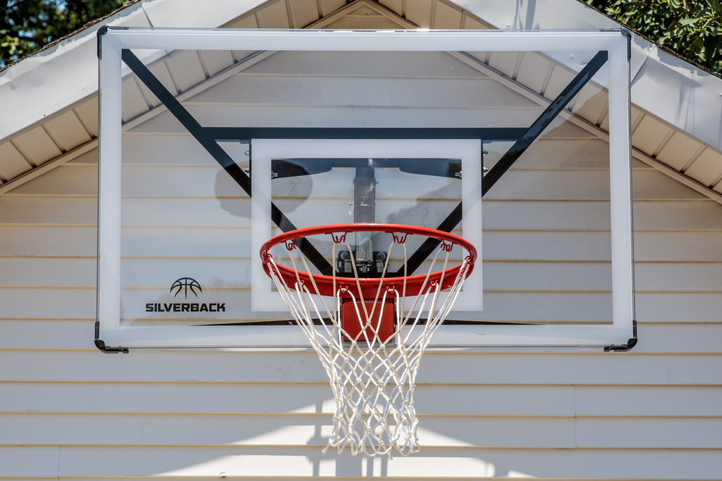 Silverback NXT 54 Wall Mounted Adjustable-Height Basketball Hoop with QUICKPLAY